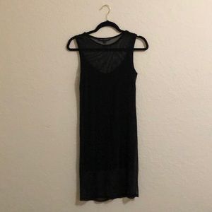 Black sheer dress - Size S - One Clothing